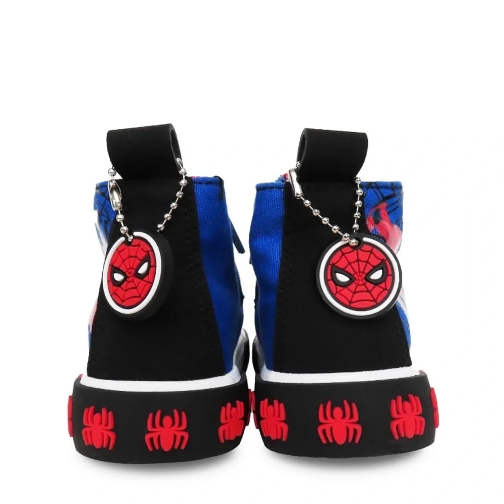 Ground Up Marvel spiderman blue white high top sneaker SIZE 5 toddler Shoe New - Picture 6 of 9